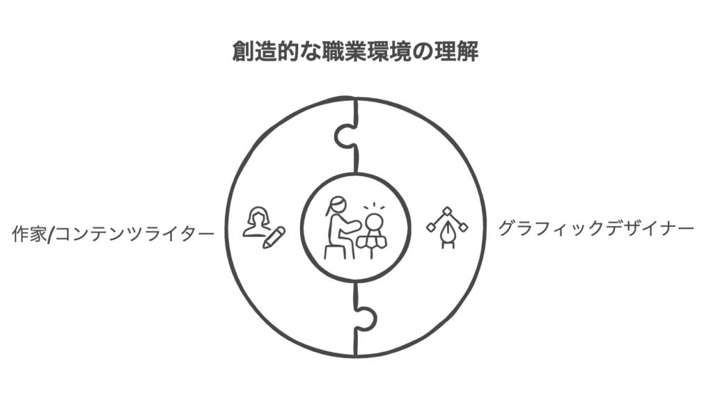 創造性を活かせるコミュニケーション最小限の職業