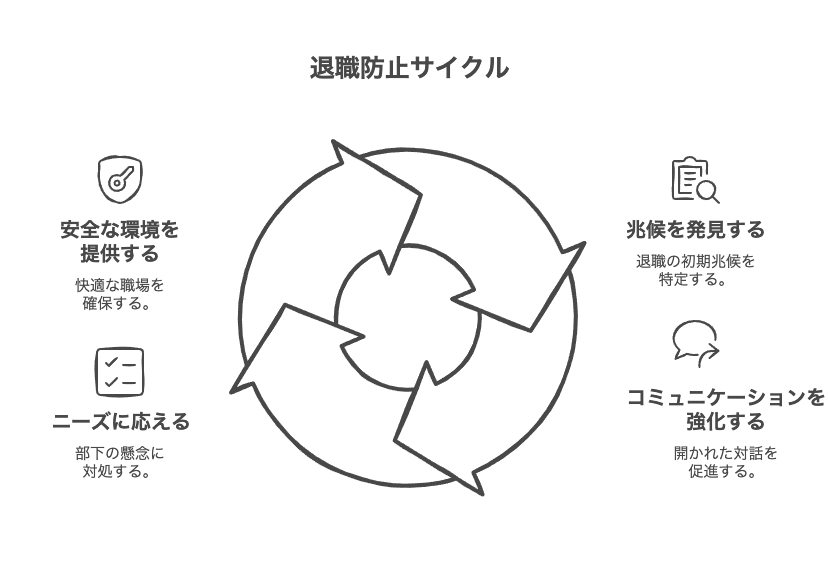 部下を退職から引き止めるための早期発見と対応