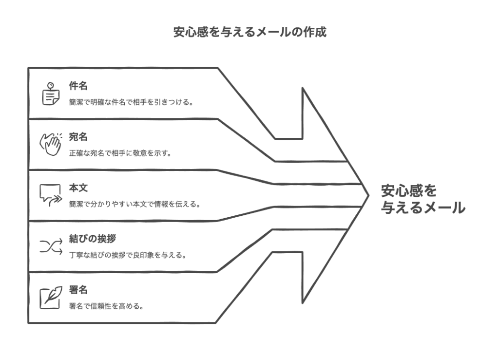 入金確認メールの基本構成