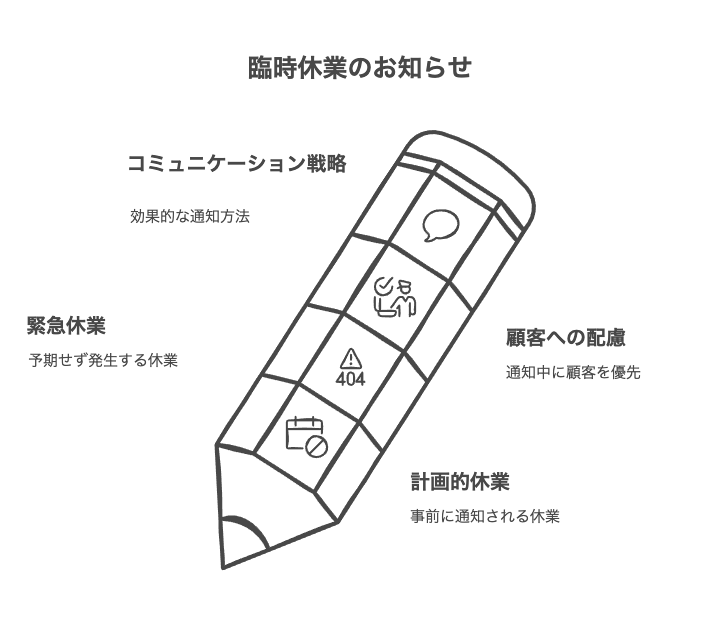 効果的な臨時休業のお知らせ方法とタイミング
