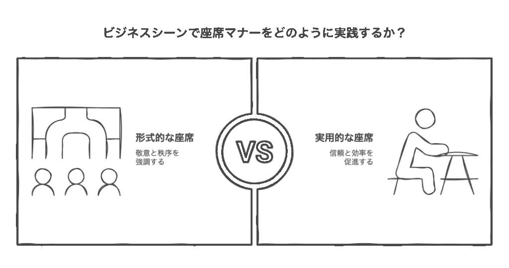 座席のビジネスマナーの基本と重要性
