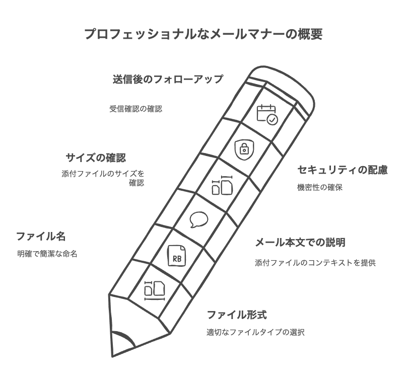 添付ファイルの基本的な送付方法とマナー
