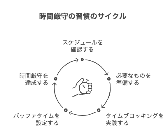 遅刻しないための事前準備と時間管理テクニック