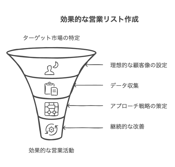 営業の新規開拓リスト作り方の基本